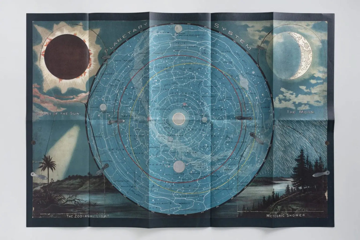 Eclipse, moon and meteorites (1887)