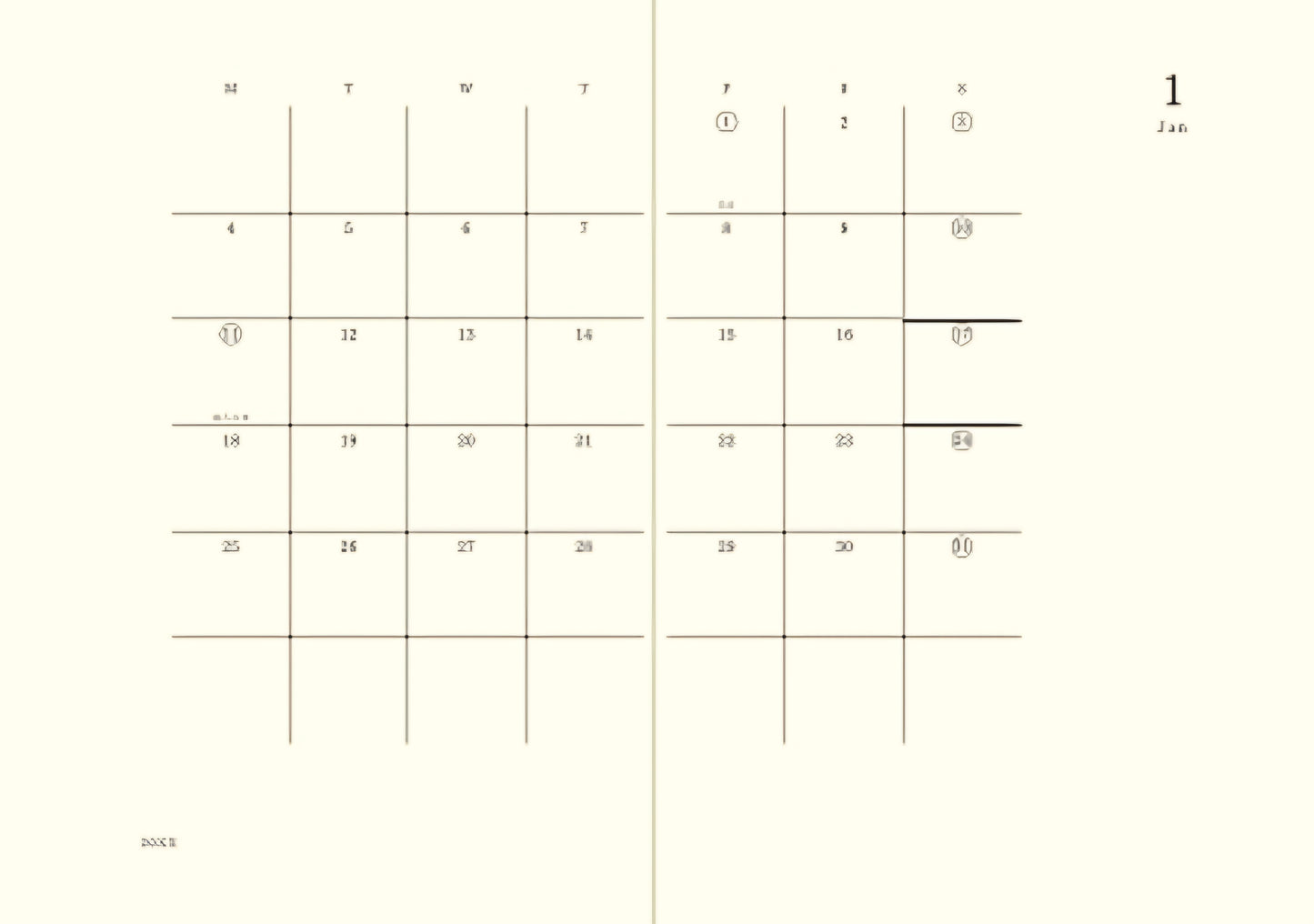 MD Notebook Diary 2026 A5 Thin