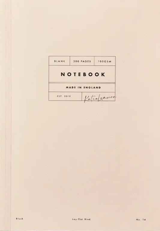 Katie Leamon Vol 14: Blush 300 Page Blank Lay Flat Notebook
