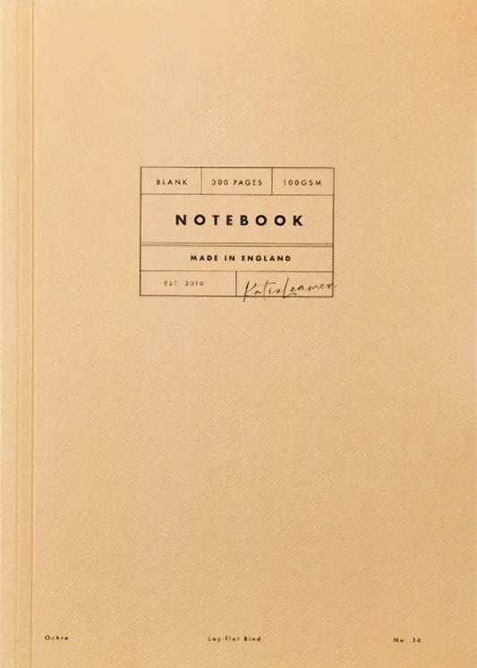 Katie Leamon Vol 16: Ochre 300 Page Blank Lay Flat Notebook