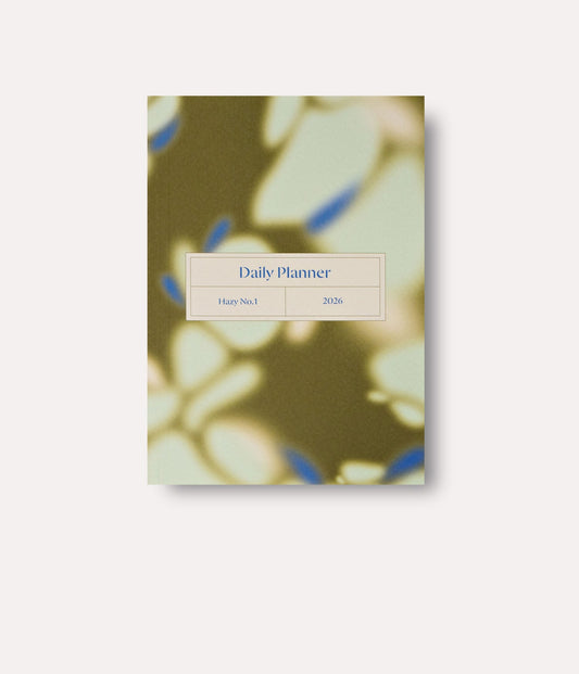 The Completist Hazy 2026 Dated Daily Planner Book