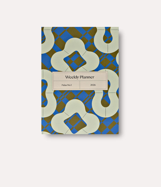 The Completist Palau 2026 Dated Weekly Planner Book