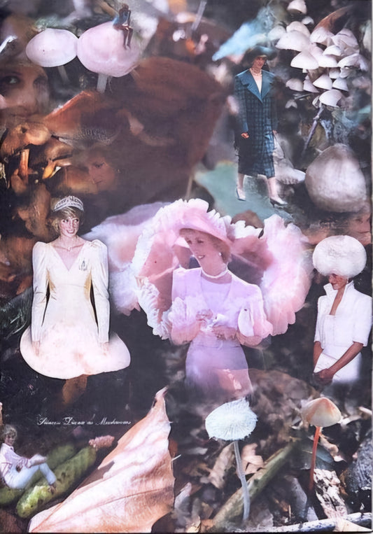 Princess Diana As Mushrooms