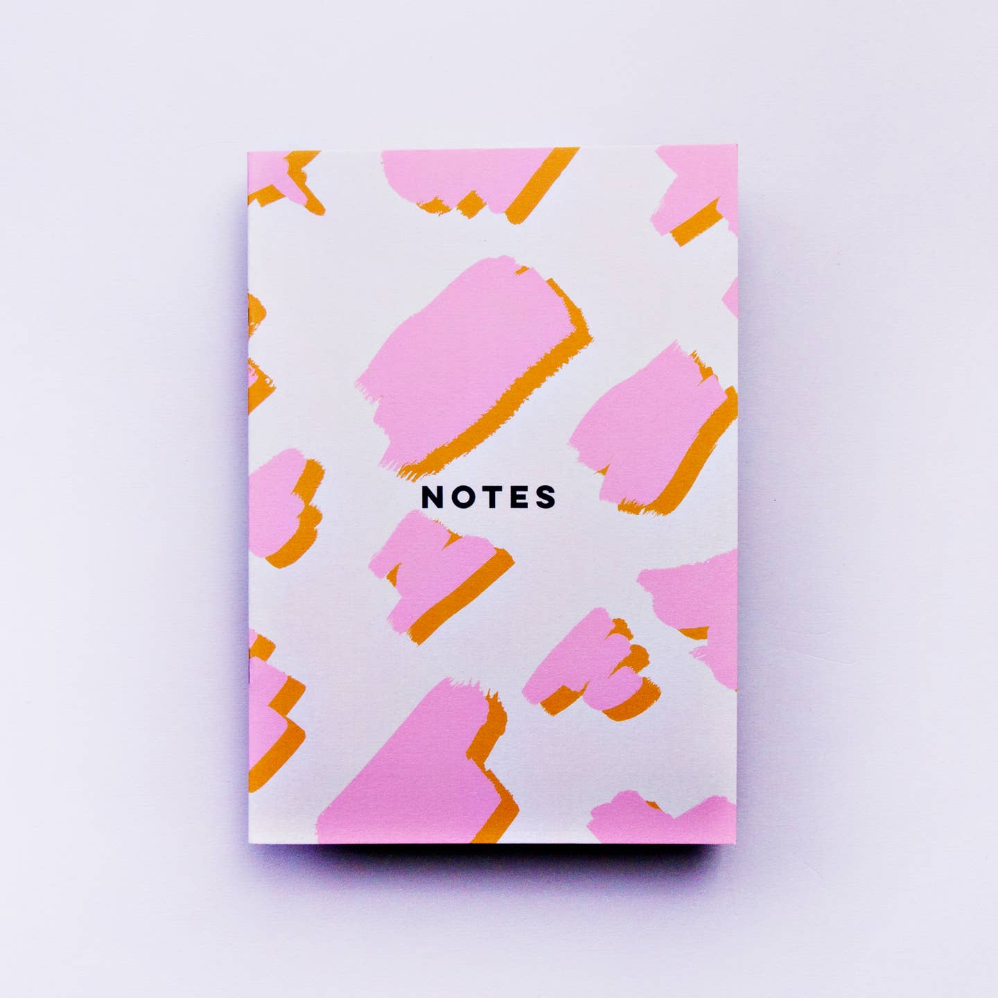 The Completist Pink Mustard Animal 44 Page Notebook Lined