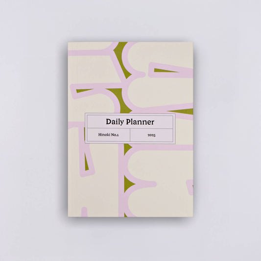 The Completist Hinoki 2025 Dated Daily Planner Book