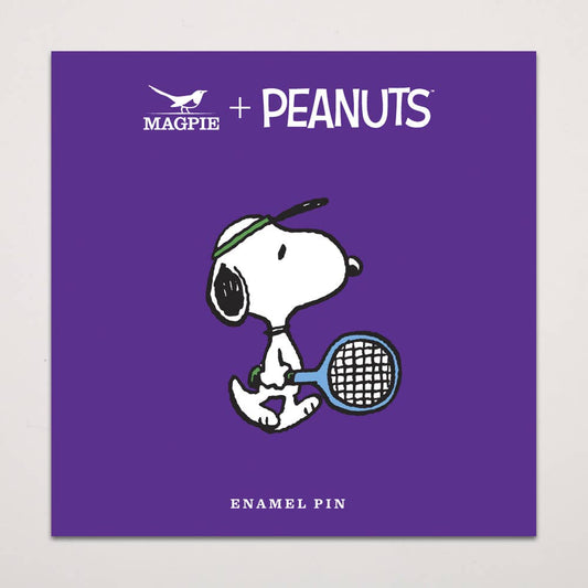 Peanuts Badge - Tennis