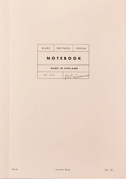 Katie Leamon Vol 14: Blush 300 Page Blank Lay Flat Notebook