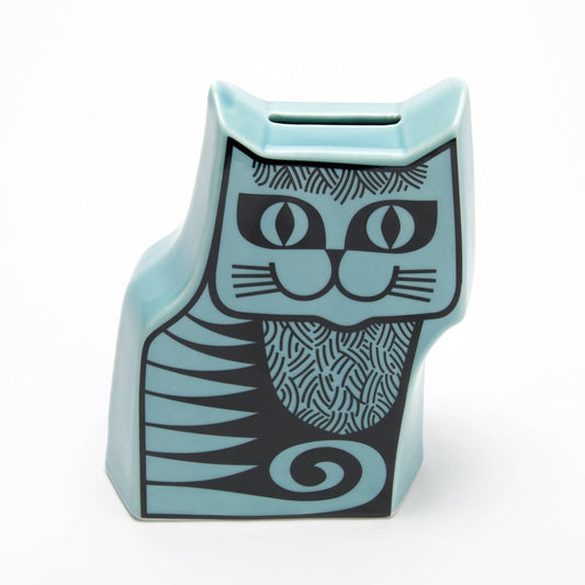 Magpie X Hornsea Cat Moneybox - Teal