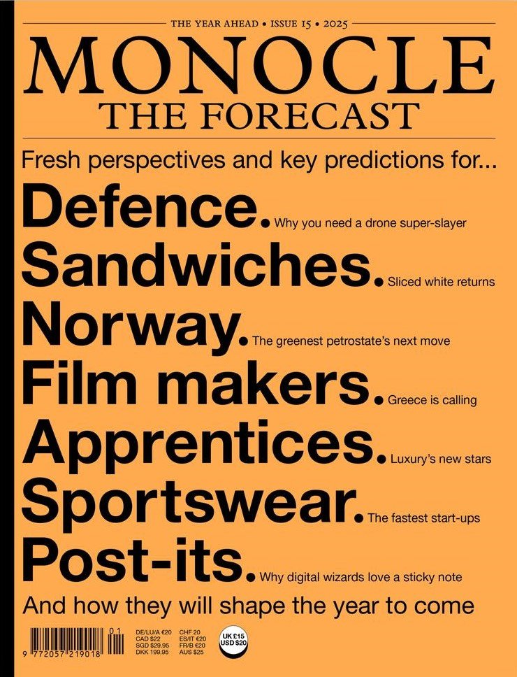 Monocle Forecast 2025