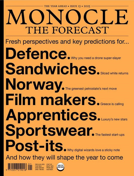 Monocle Forecast 2025