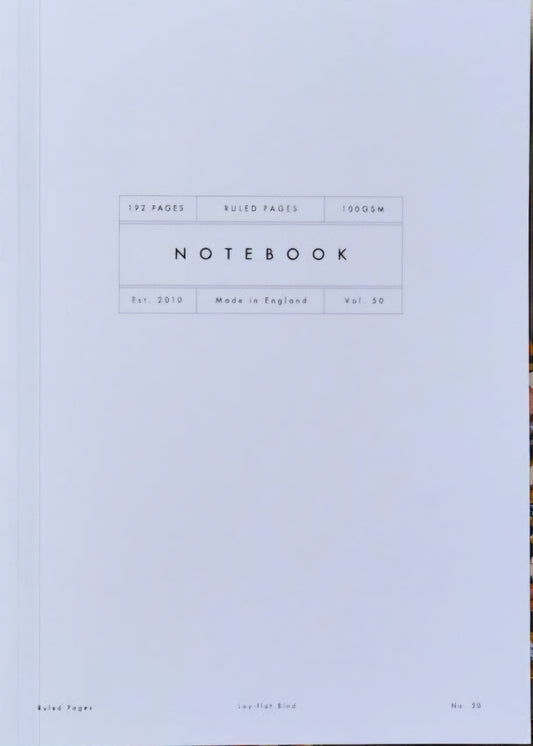 Katie Leamon Vol 50: Ruled Cornflower Blue Lay Flat Notebook
