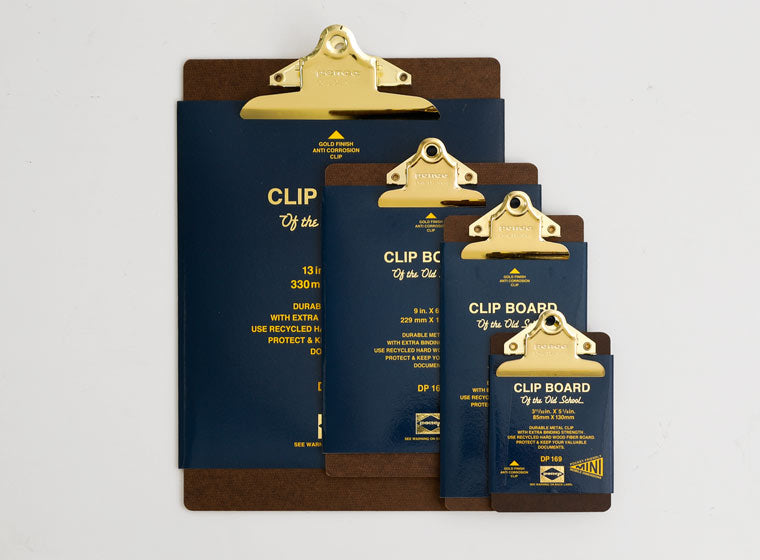 Penco Clipboard O-S- A5 - Gold Clip
