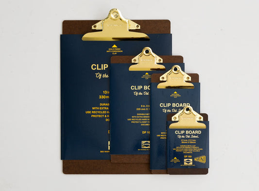 Penco Clipboard O-S- A5 - Gold Clip
