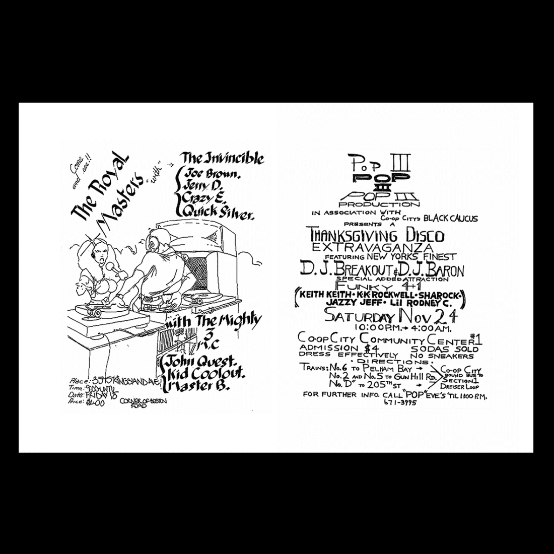 Early Hip-Hop Flyers