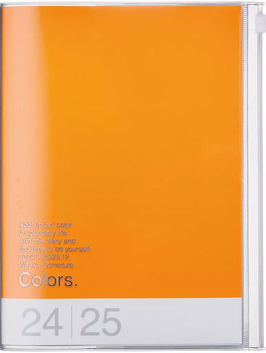 Mark's A5 Sept 2024 - Dec 2025 Diary (Orange)