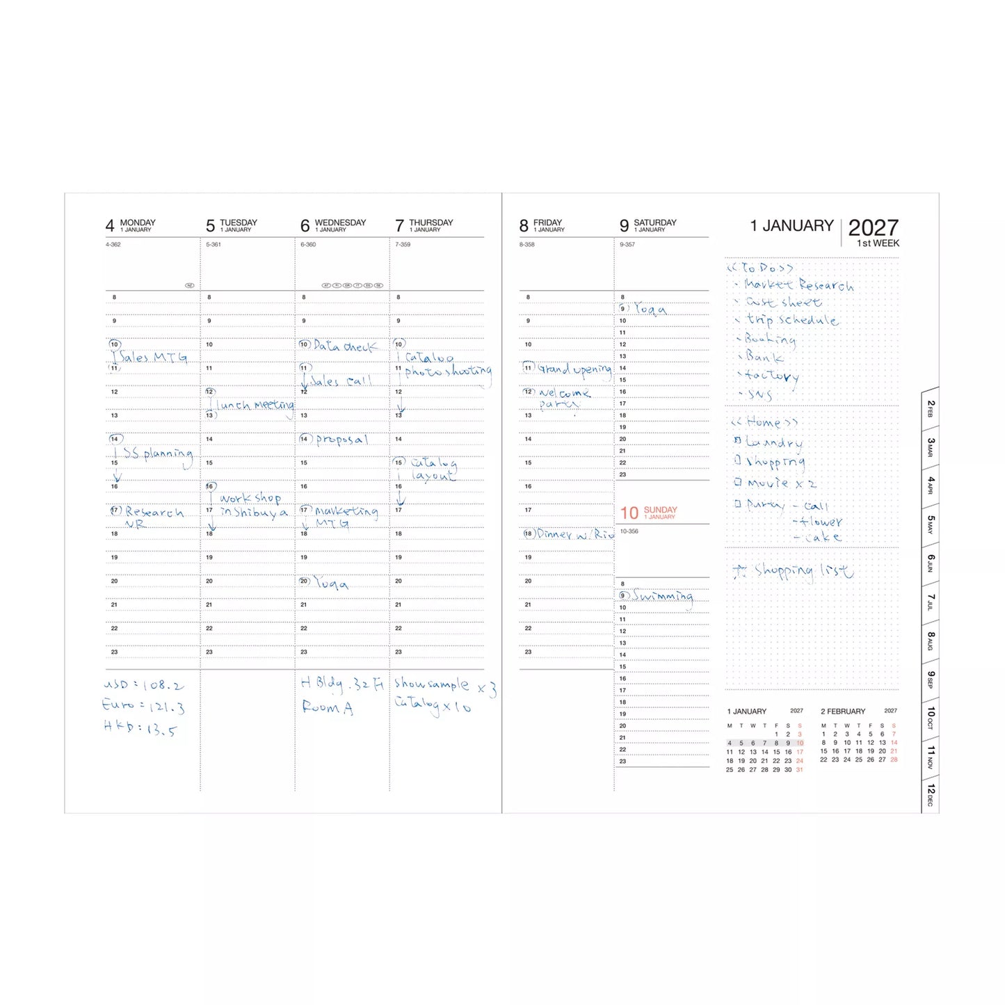 Mark's Inc Colors 2027 A6 Diary