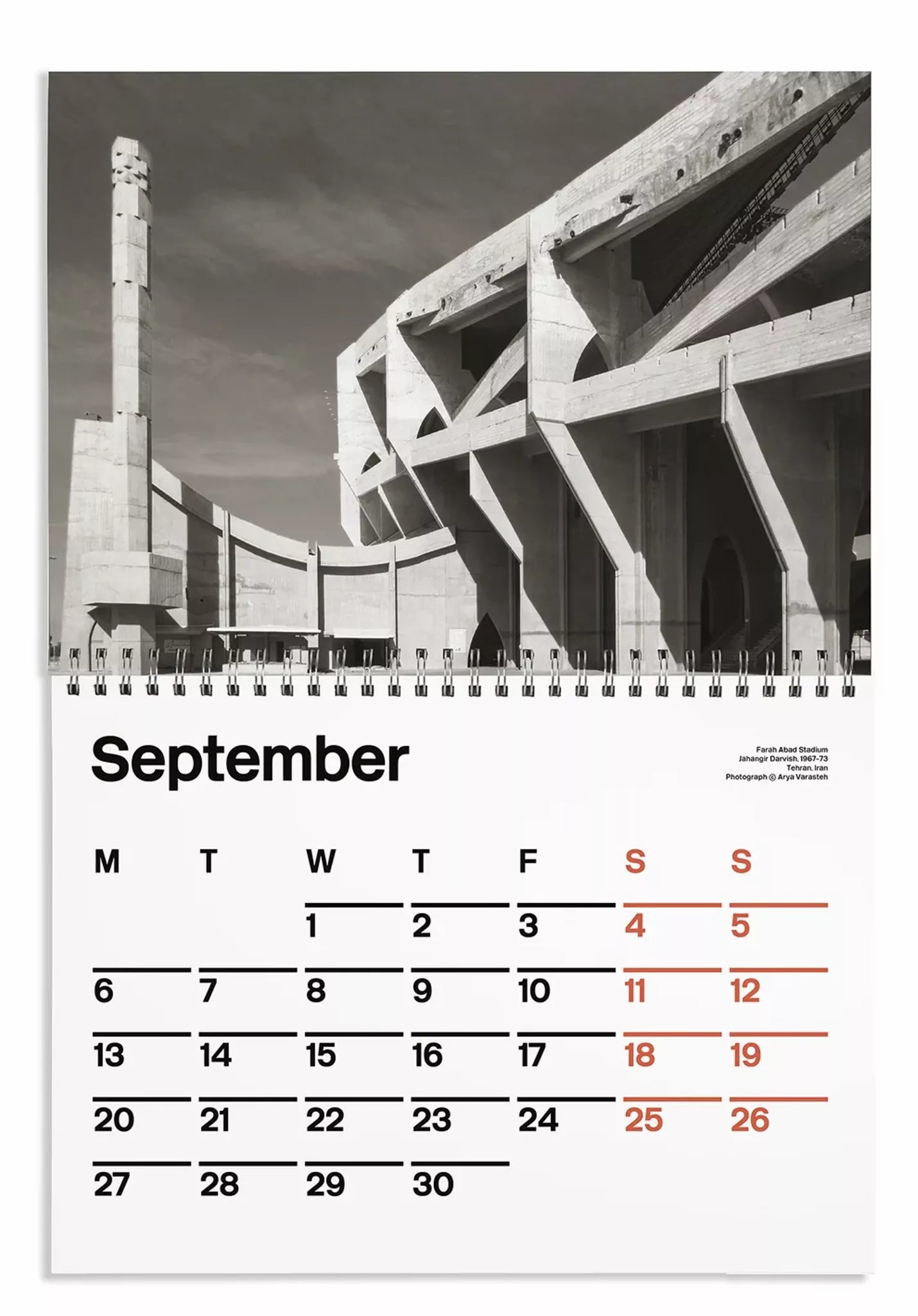 Brutalist Calendar 2027