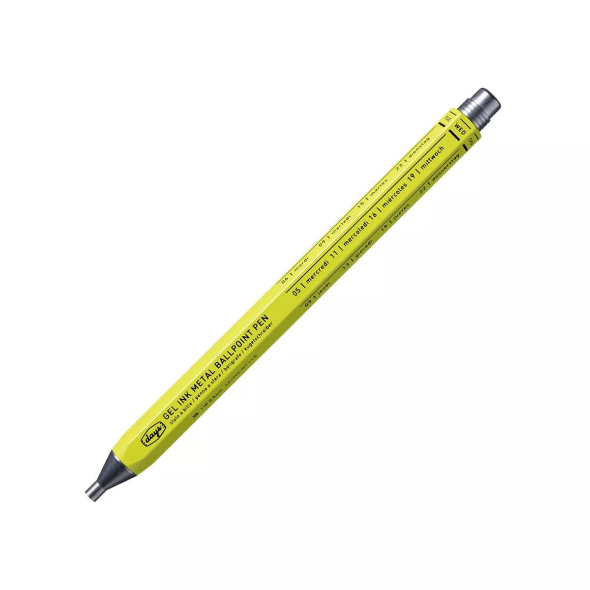 MARK'S INC.  Metal Gel Pen, Days - Neon Citron