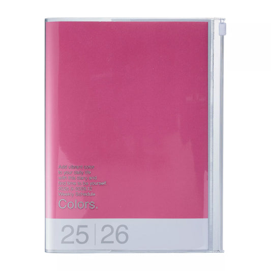 Mark's Inc. Colors 2025/26 Academic Diary - Pink