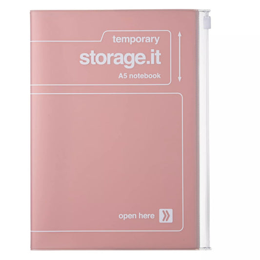 MARK'S INC.  A5 Notebook, Storage.It - Pink