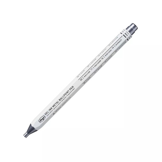MARK'S INC.  Metal Gel Pen, Days - White