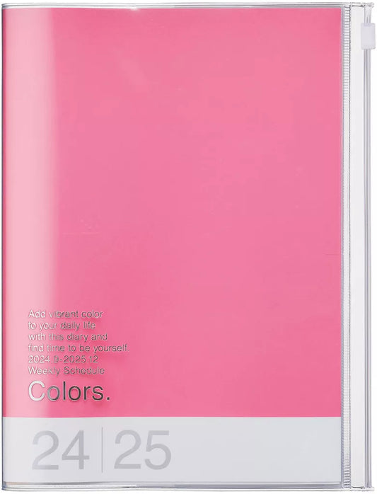 Mark's A5 Sept 2024 - Dec 2025 Diary (Pink)