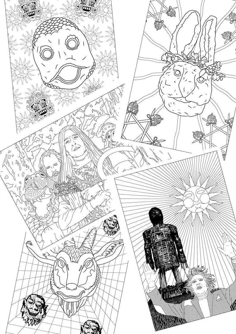 May Day Summerisle '73 Colouring Book