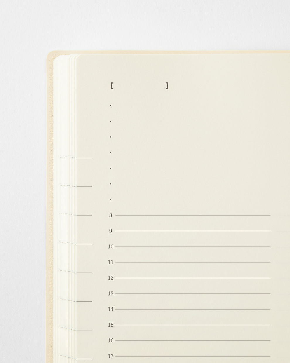 MD Product Notebook Diary 2027 A5 1 day 1 page