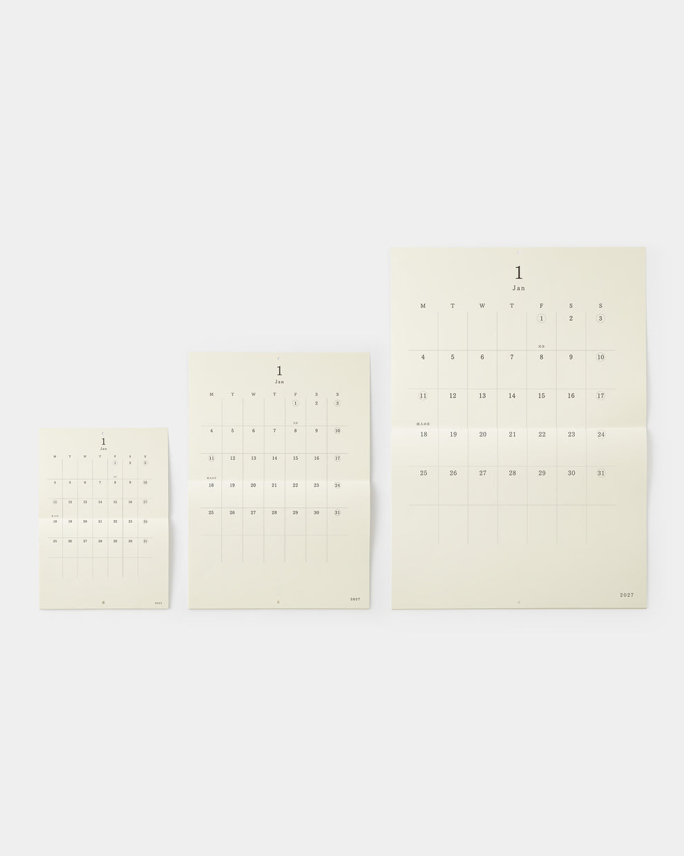 MD Product 2027 Calendar Folded Wall-Hanging A2