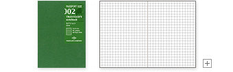 Travelers Company Notebook Passport Size Refill - Grid