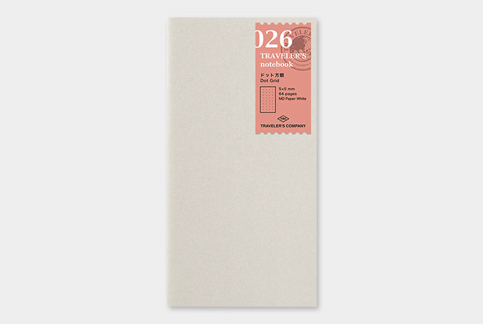 Travelers Company Notebook Refill - Dot Grid