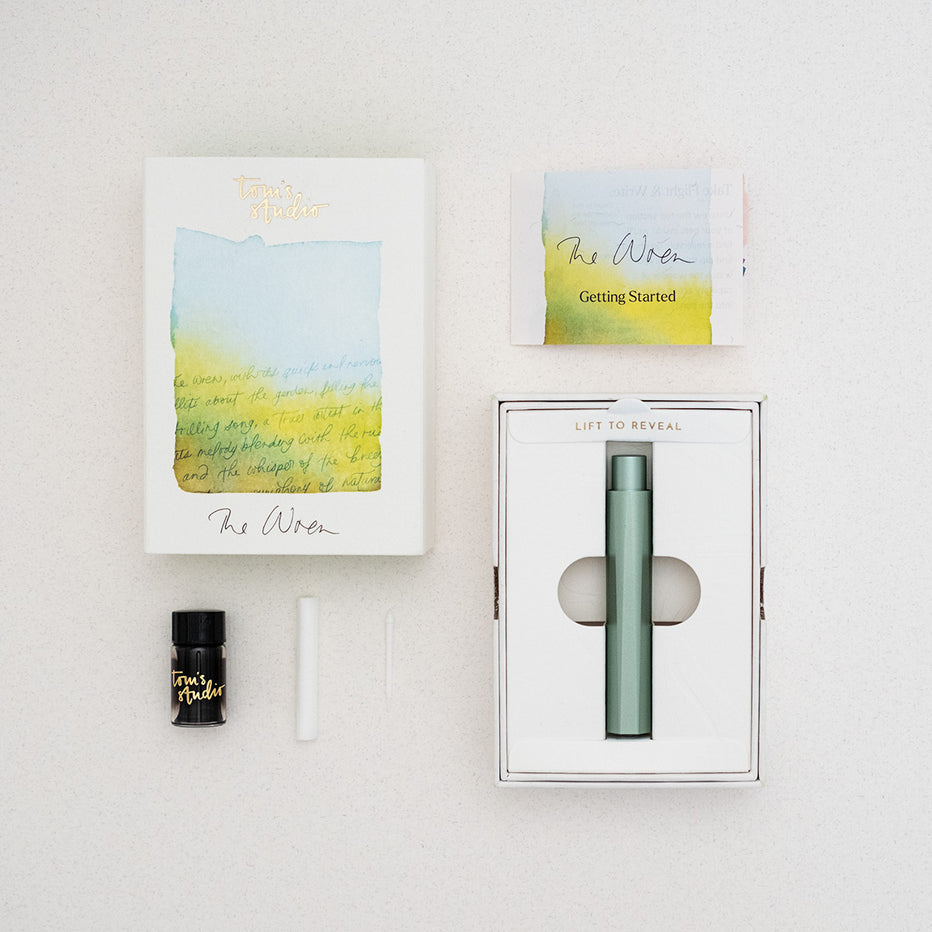 Tom's Studio Wren Refillable Writing Pen (Iris)